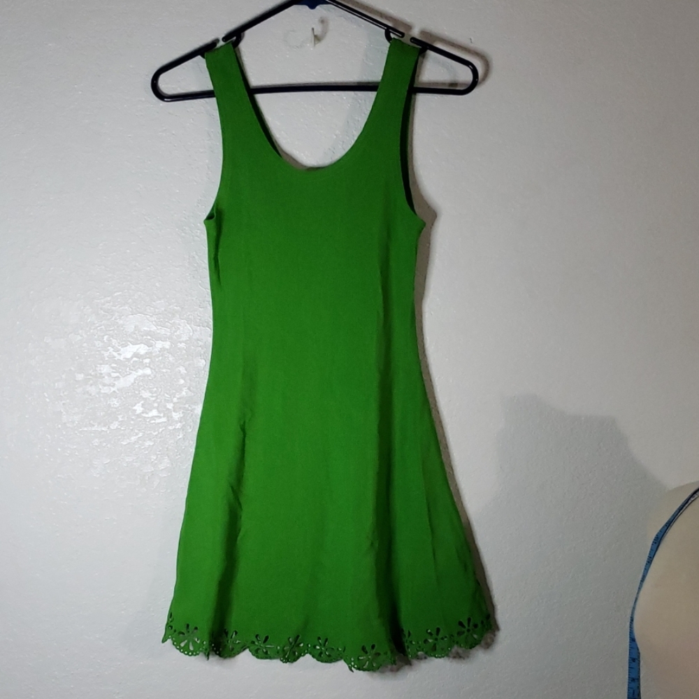 Tower Medium green tank dress